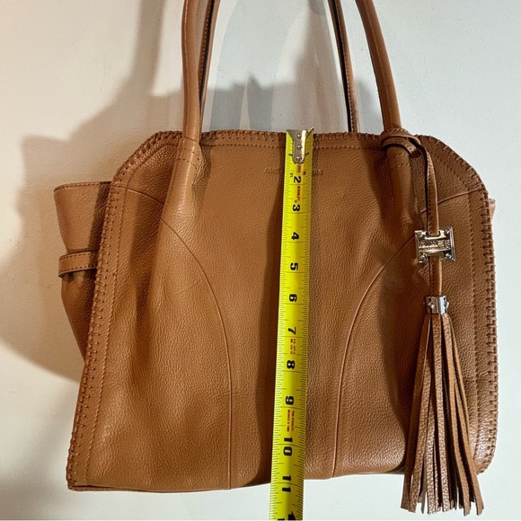 AIMEE KESTENBERG Leather Shoulder Handbag Purse Satchel Multiple Pockets Bag - Picture 5 of 16